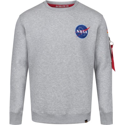 блуза,мъжки,ежедневни,облекла,мъжки,горнища,с,качулка,alpha,industries,space,shuttle,sweater,grey