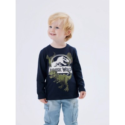 тениска,детски,тениски,name,it,jurassic,world,long,sleeve,t,shirt,dark,sapphire