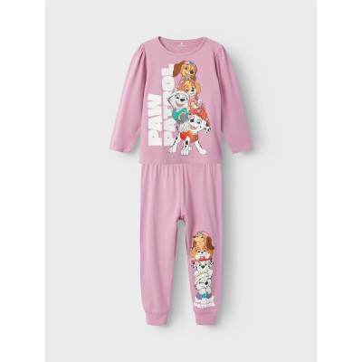 пижама,бебешки,облекла,детски,пижами,name,it,paw,patrol,long,sleeve,pyjamas,mauve,orchid