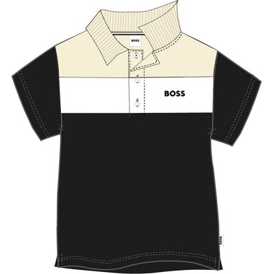 boss,boss,collared,block,polo,black,09b