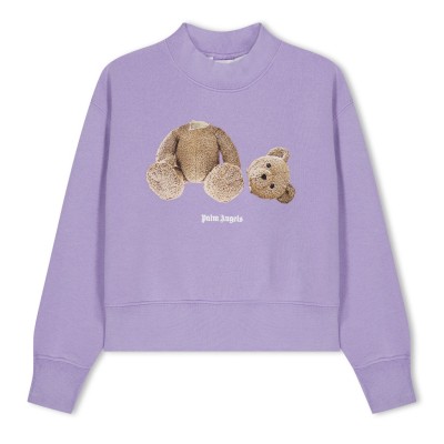 детска,блуза,детски,облекла,palm,angels,bear,crew,sweater,infants,lilac,brown