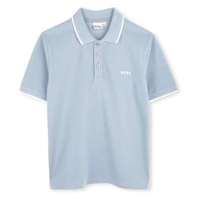 boss,kids,small,logo,polo,design,pale,blue