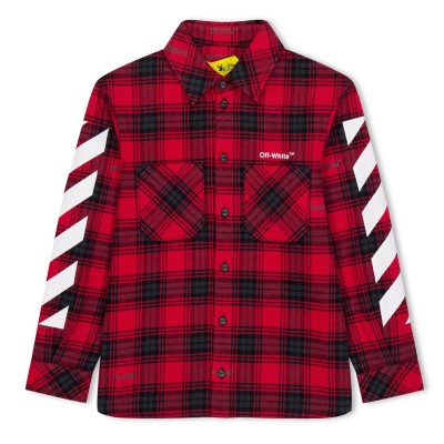 детски,облекла,off,white,check,shirt,infants,red,white