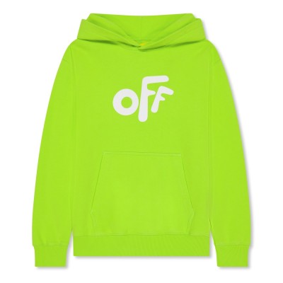 детски,суичър,детски,облекла,off,white,rounded,logo,hoodie,infants,l,green,white