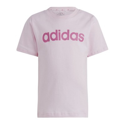 детска,тениска,разпродажба,adidas,детски,тениски,детски,облекла,adidas,essentials,logo,t,shirt,infants,pink,linear