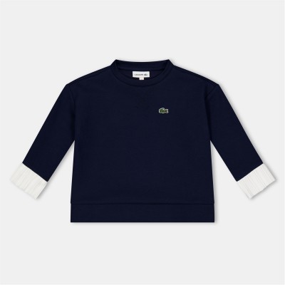 блуза,детски,облекла,lacoste,sweatshirt,in99,navy,white