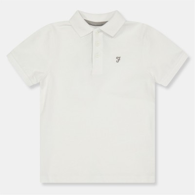 дрехи,за,училище,детски,блузи,с,яка,детски,3/4,панталони,farah,bugsworth,polo,in99,white