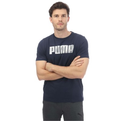 тениска,разпродажба,puma,puma,sportstyle,logo,t,shirt,navy