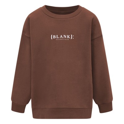 детски,горнища,с,качулка,детски,3/4,панталони,blank,essentials,crewneck,sweat,brown