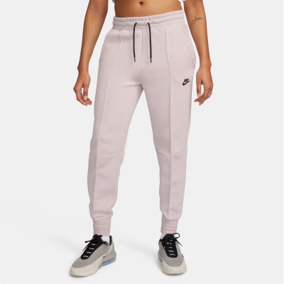 nike,sportswear,tech,fleece,women's,mid,rise,joggers,platinum,violet