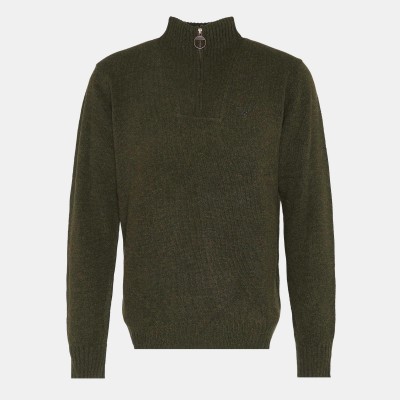 пуловер,мъжки,пуловери,barbour,essential,half,zip,jumper,seaweed