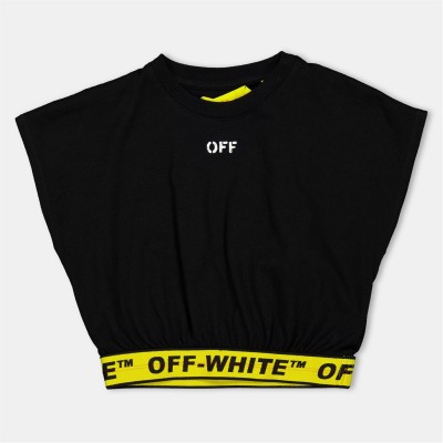 тениска,детски,облекла,off,white,off,crop,logo,tee,in99,black