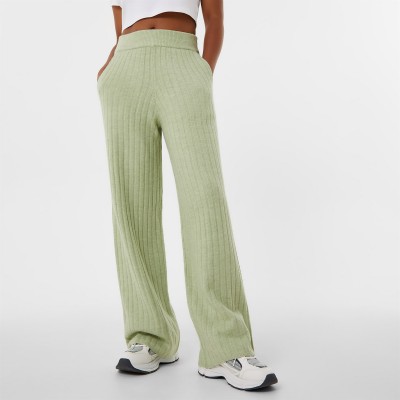 дамски,плетени,дрехи,jack,wills,knit,rib,trouser,laurel,green