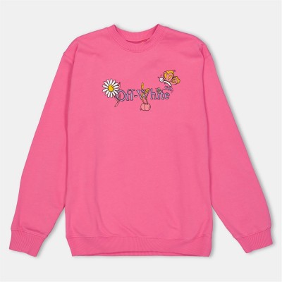 блуза,детски,облекла,off,white,off,flowers,sweater,in99,fuchsia,lilac