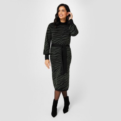рокля,дамски,поли,и,рокли,biba,biba,knitted,dress,zebra