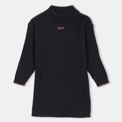 рокля,детски,облекла,off,white,off,rib,dress,in99,black,pink