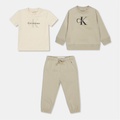 комплект,детски,3/4,панталони,calvin,klein,jeans,ckj,monogram,3pc,set,in61,marble,pk4