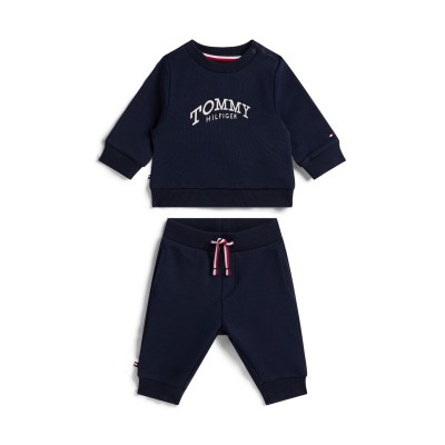 детски,3/4,панталони,tommy,hilfiger,unisex,kids',monotype,clothing,set,night,navy,c1g