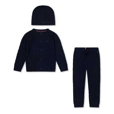детски,3/4,панталони,tommy,hilfiger,unisex,kids,cable,clothing,set,night,navy,c1g