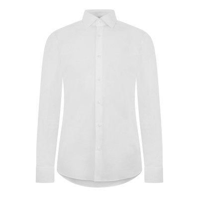 облекла,на,разпродажба,мъжки,ризи,boss,men's,hbb,hank,kent,shirt,precision,tailoring,comfort,white,100