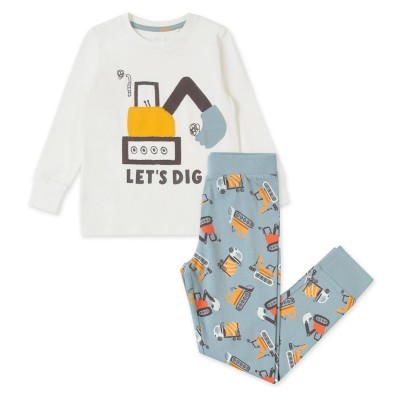 бебешки,облекла,детски,пижами,детски,облекла,firetrap,digger,pj,in53,ecru