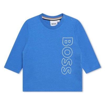 детска,тениска,детски,облекла,boss,long,sleeve,logo,t,shirt,infants,navy,846