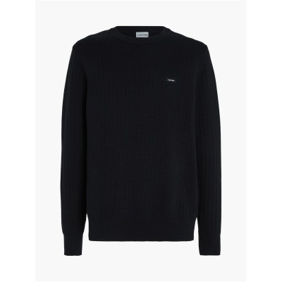 блуза,мъжки,пуловери,calvin,klein,structure,sweater,ck,black