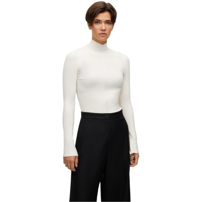 блуза,дамски,плетени,дрехи,boss,frescia,sweater,open,white