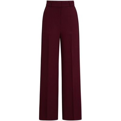 панталони,дамски,чорапогащи,и,клинове,boss,tailored,trousers,open,red