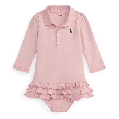 рокля,polo,ralph,lauren,kids,long,sleeve,dress,srfsde,rose