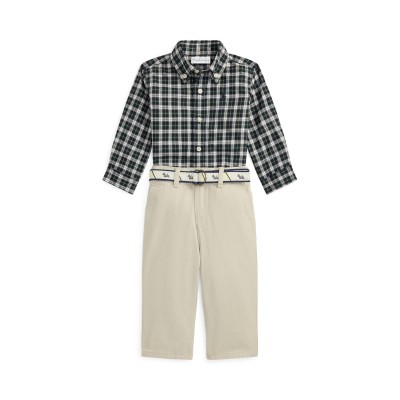 polo,ralph,lauren,kids,coordinated,clothing,set,navy,green