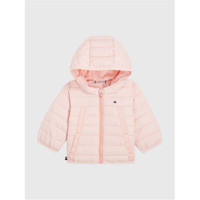 детски,облекла,tommy,hilfiger,baby,monotype,tape,puffer,pink,tjs