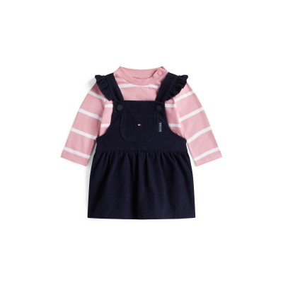 рокля,tommy,hilfiger,kids,dungaree,dress,set,night,navy,c1g