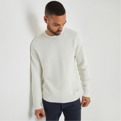 пуловер,мъжки,пуловери,threadbare,crochet,knit,crew,neck,jumper,natural