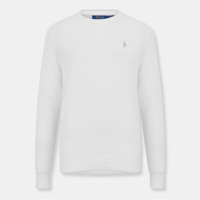 пуловер,мъжки,пуловери,polo,ralph,lauren,textured,pony,jumper,deckwash,white