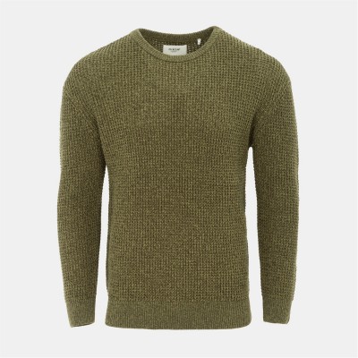 блуза,мъжки,пуловери,firetrap,classic,crew,neck,knitwear,men,khaki