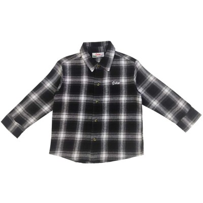 детски,ризи,детски,облекла,star,flannel,shirt,in61,black,white