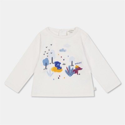 тениска,детски,облекла,carrement,beau,ls,t,shirt,bb99,white,blue