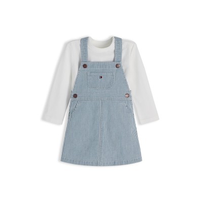 детски,3/4,панталони,детски,облекла,tommy,hilfiger,unisex,kids',clothing,set,blue,stripe,0a5