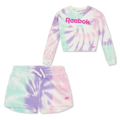 разпродажба,reebok,детски,3/4,панталони,reebok,reebok,swr,td,sh,st,jn99,orchid,bloom