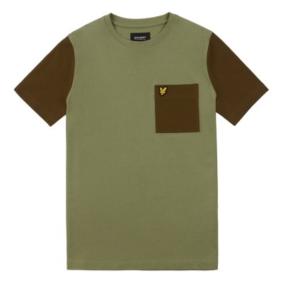 детска,тениска,детски,облекла,lyle,and,scott,colour,block,t,shirt,infants,oil,green