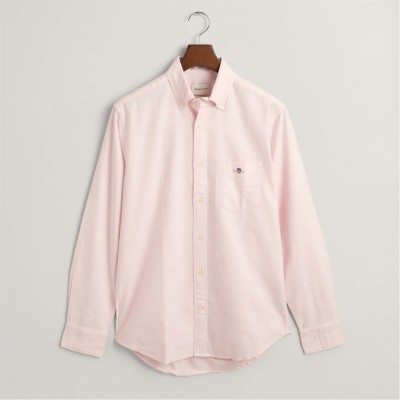 облекла,на,разпродажба,мъжки,ризи,gant,regular,oxford,a.shield,shirt,pink