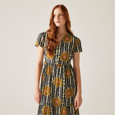 рокля,дамски,поли,и,рокли,regatta,women's,orla,kiely,smock,dress,lotus,yellow