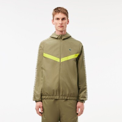 яке,мъжки,горнища,с,качулка,мъжки,ежедневни,облекла,lacoste,tennis,monogram,track,jacket,khaki