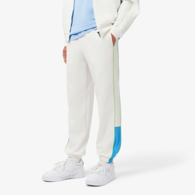 анцуг,мъжки,къси,панталони,lacoste,regular,fit,piqu,sweatpants,white,blue
