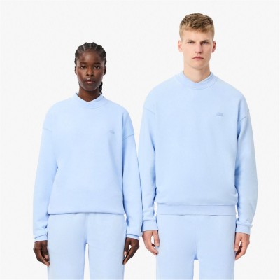 поларена,блуза,облекла,на,разпродажба,мъжки,ежедневни,облекла,мъжки,горнища,с,качулка,lacoste,loose,fit,washed,effect,fleece,sweatshirt,light,blue