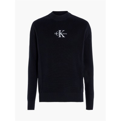 блуза,мъжки,пуловери,calvin,klein,jeans,monologo,sweater,black,beh