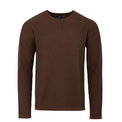 промоция,на,зимни,облекла,fabric,long,sleeve,knitted,crew,mens,brown