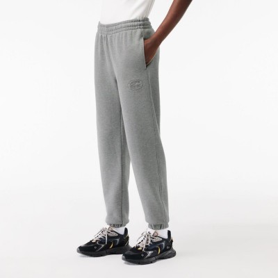 анцуг,дамски,къси,панталони,lacoste,straight,leg,embroidered,sweatpants,grey