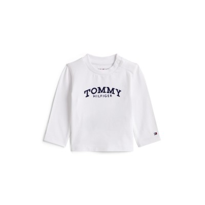 тениска,детски,облекла,tommy,hilfiger,tommy,ls,mono,tee,in61,white,ybr